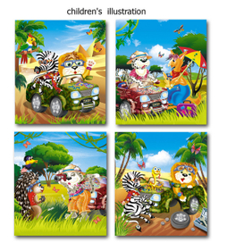 Иллюстрации для детских тетрадей