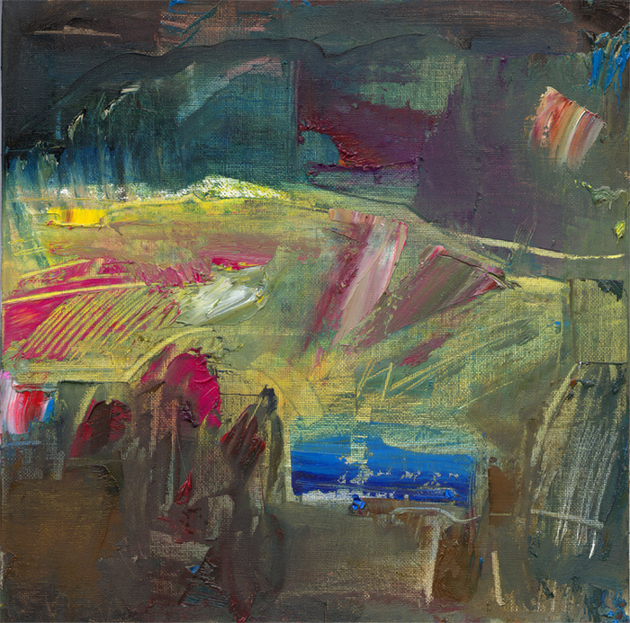 Кузбасс. Дорога на Красный Брод. этюд