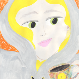 Девушка осенью