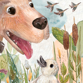 Иллюстрация к сказке "Гадкий утенок"