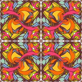 Векторный орнамент в стиле модерн