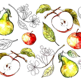 Груши и яблоки