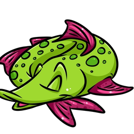 Рыбка щука спит