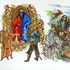 иллюстрация книги"Скандинавские легенды"