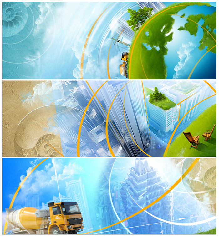 иллюстрация для рекламы компании, производящей цемент