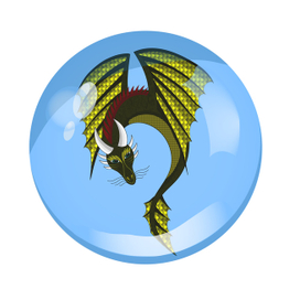 Дракон в стекляном шаре