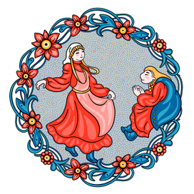 иллюстрации к кряшенской народной сказке