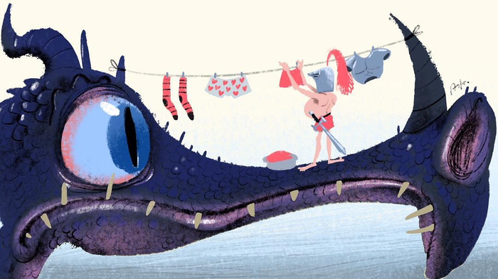 Рыцарь и дракон