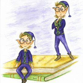 Маленький книжный эльф