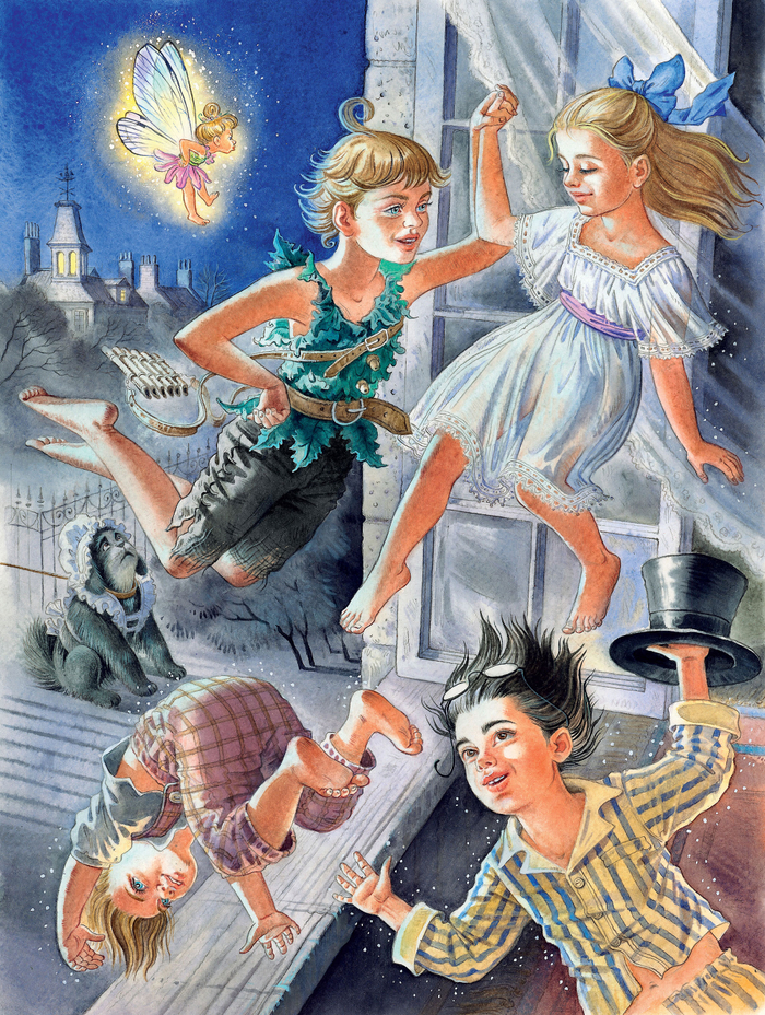 Дети учатся летать 