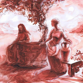 колодец Иакова. (самаритянка)