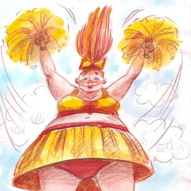 болельщица