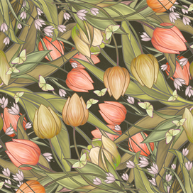 Тюльпаны. Иллюстрация. Цифровая живопись