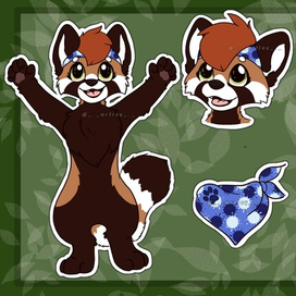 Дизайн красной панды