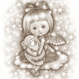 Девочка с мишкой