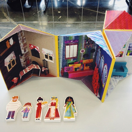 обьемная книга-игра для детей