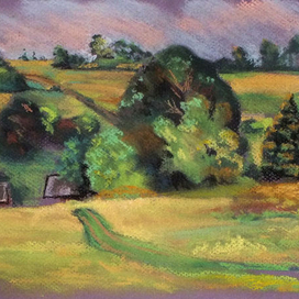 Деревушка средь холмов