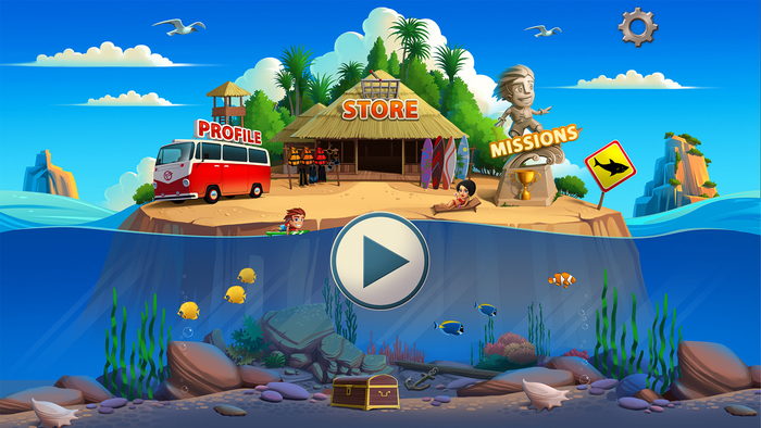 Стартовое окно для игры