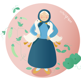 Жили у бабуси