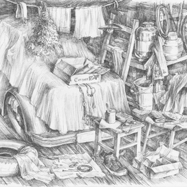 старый гараж