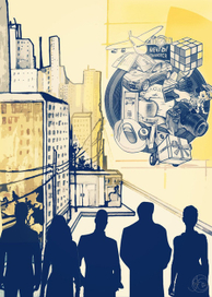 "У витрины: визуализация предметности ожидания и контакта"