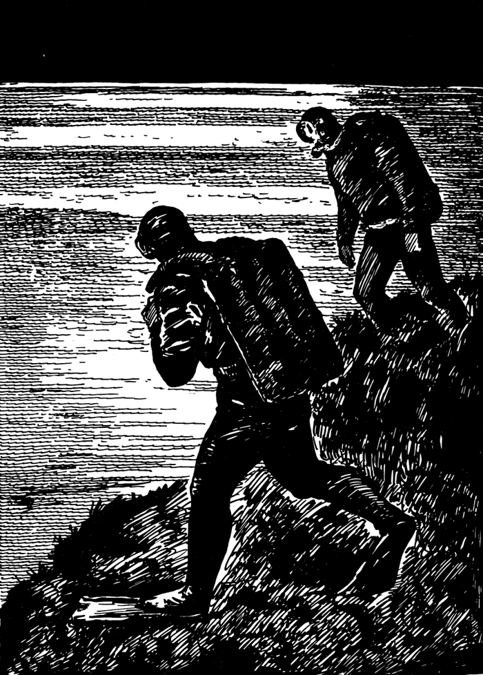 Самолет меняет курс