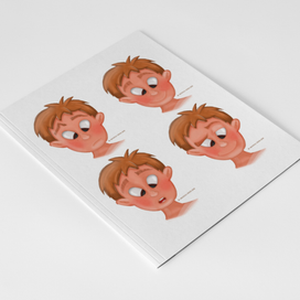 Эмоции персонажа Антошки