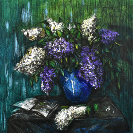 Сирень в вазе