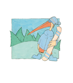 Иллюстрация к авторской книге «Петрос»