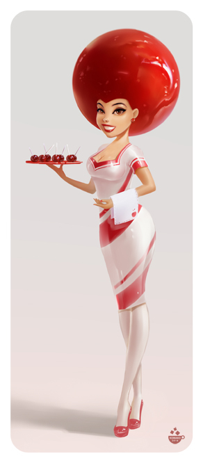 карамельное яблочко