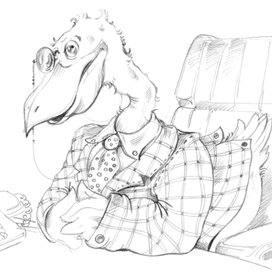 Гусь - бюрократ.