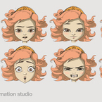 Персонаж царевна Варя из анимационного сериала "Царевны".