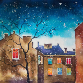 Дворы. Петербург, зима.