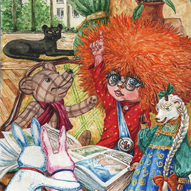 Иллюстрация к сказке "Домовенок  Сеннька"