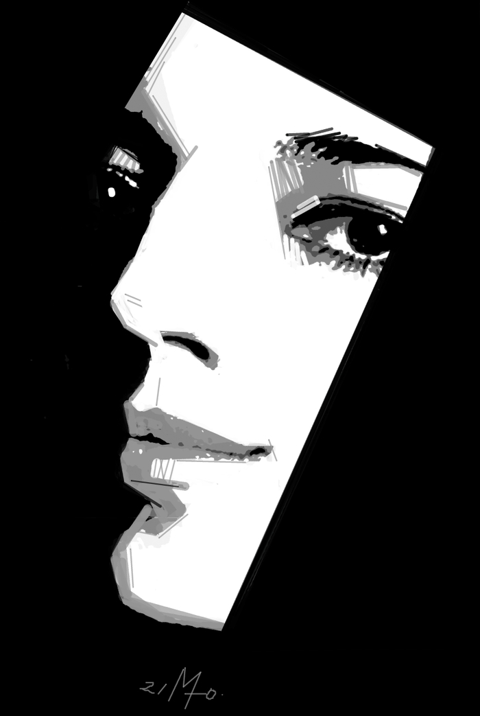 Портрет красавицы