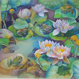 Лягушки и лилии