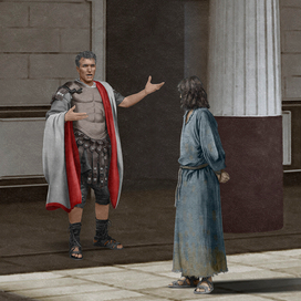 Illustrations for Mikhail Bulgakov's novel "The Master and Margarita." Chapter Two (What is truth?)