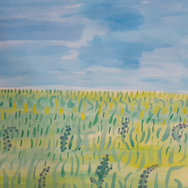 Неповторимые безлюдные пейзажи в импрессионизме акварелью