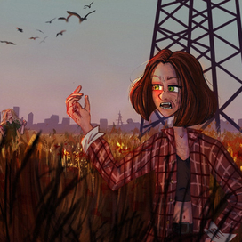 поле и дети