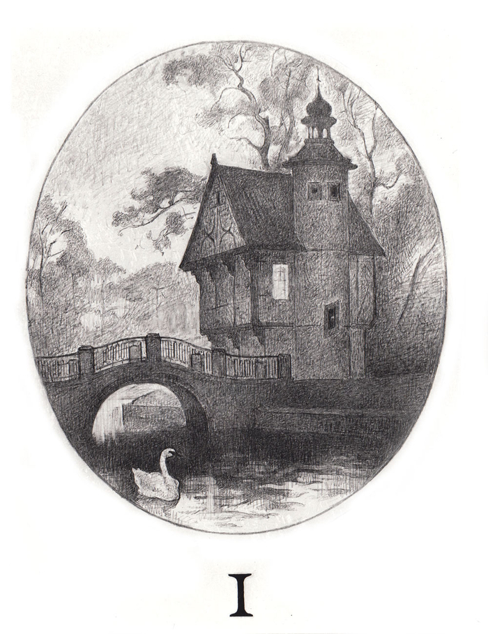 Шмуцтитул к роману Э. Гофмана "Житейские воззрения кота Мурра"