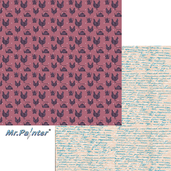 Лист для скрапбукинга "Сказки августа"