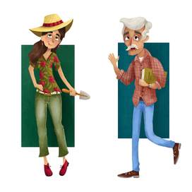 Бабушка Грейс и дедушка Джо