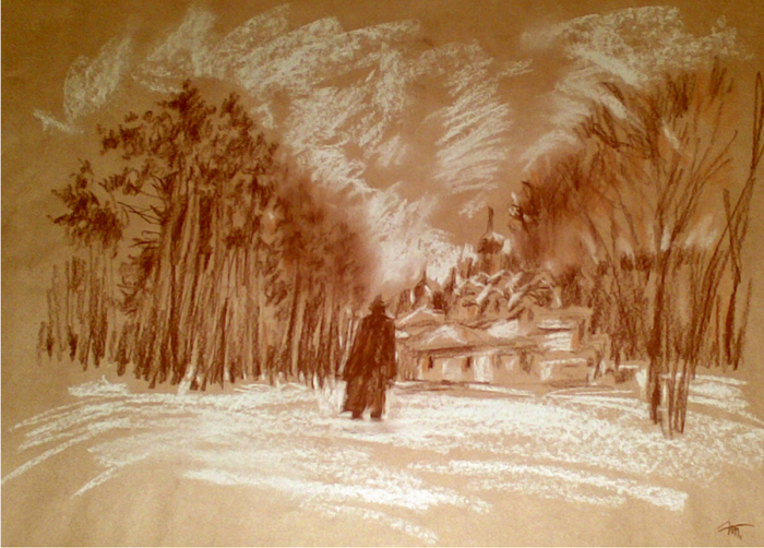 Дорога к храму (из серии)