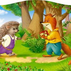 Про лисичку и грибы 5