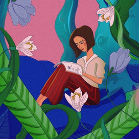 Девушка с книгой 