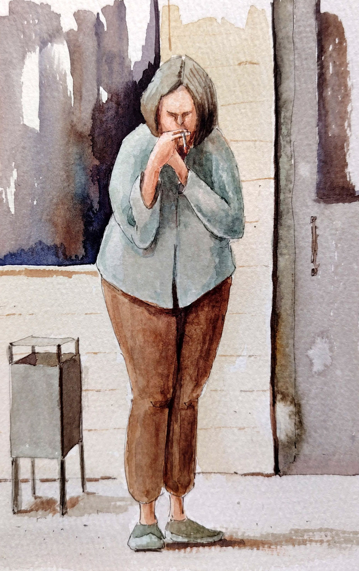 У женщины могут быть вредные привычки