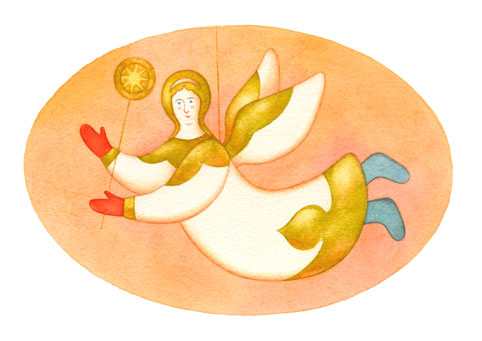 Ёлочный ангел.