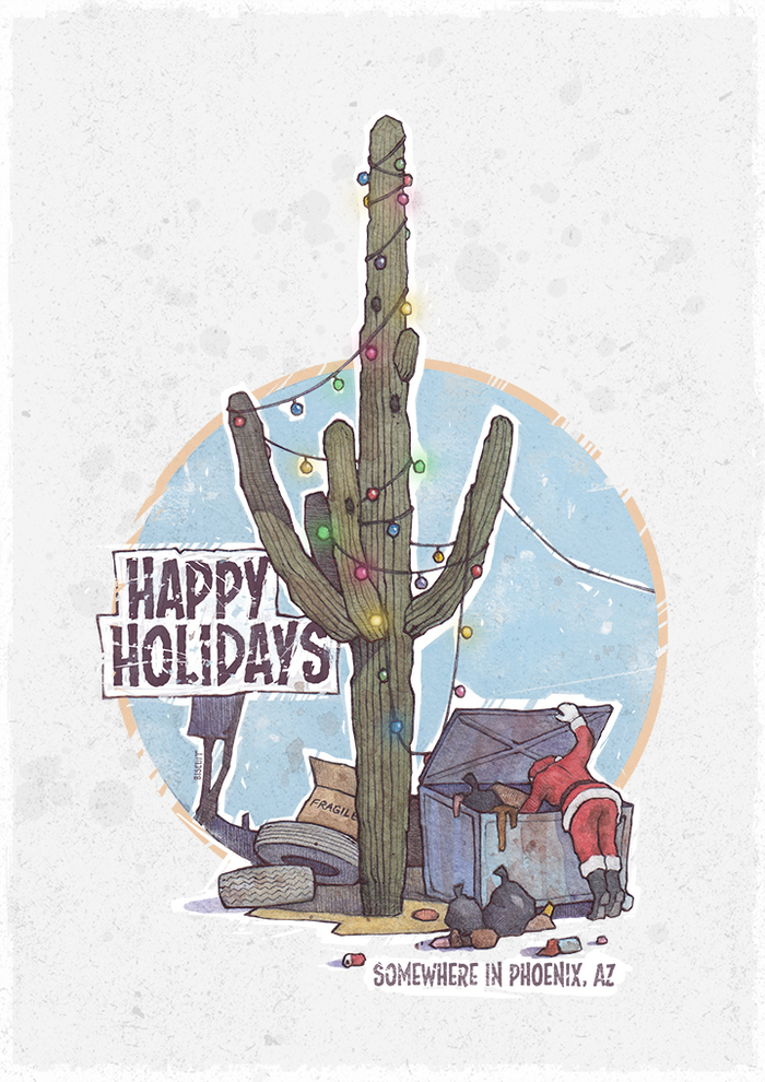 Праздничный кактус