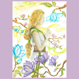 Медитация в саду