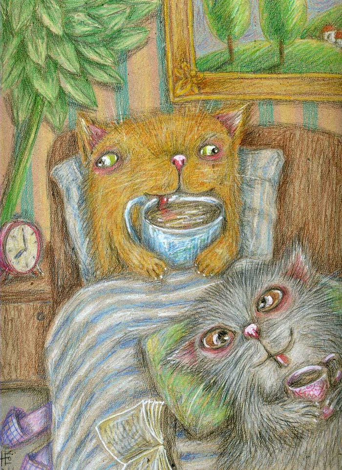 семейный утренний кофе